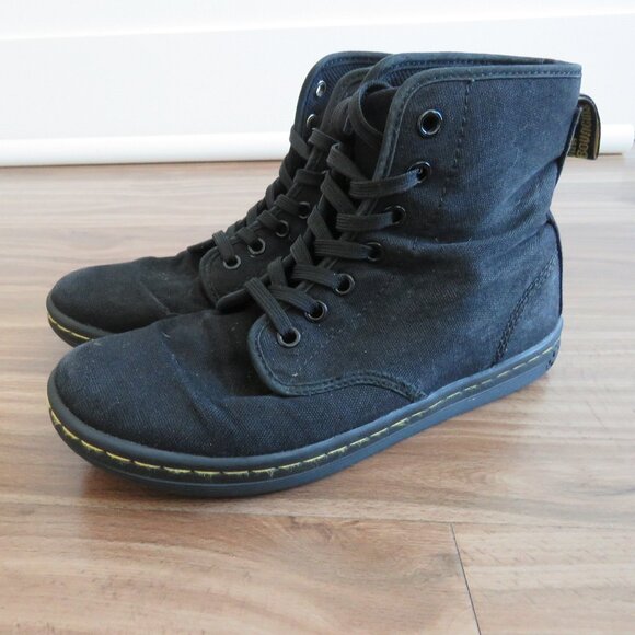 Black High-Top Women's Shoes - Picture 2 of 12